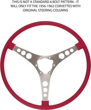 American Retro Signet Red 15 Steering Wheel For 1958 Chevy Corvette