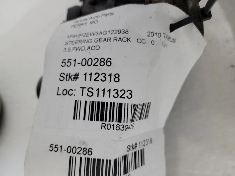 2010-2012 FORD FLEX Steering Gear Rack And Pinion Type BG1Z3504B - Image 3 of 4