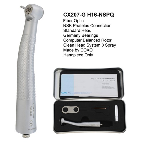 COXO Dental Handpiece High Speed Fiber Optic LED CX207-G KaVo NSK LED Coupling - Afbeelding 23 van 286