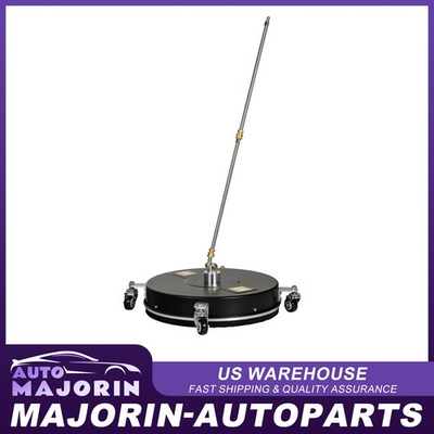 #ad 18.5quot; Black Pressure Washer Surface Cleaner w Wheels 4000 PSI Extension Wand $90.49