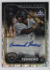 2024 Topps Pro Debut Sparkle Foil Auto 69/199 Enmanuel Terrero #PD-12 Auto 11if