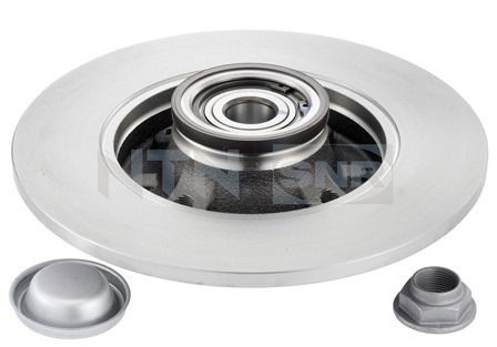 Disque de frein SNR KF159.48U arrière pour Citroën C4 Coupé essence et diesel 249mm