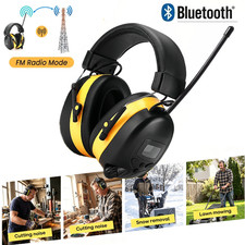 30dB Digital FM Radio Headphones Ear Protection Safety Ear Muffs Electronic US