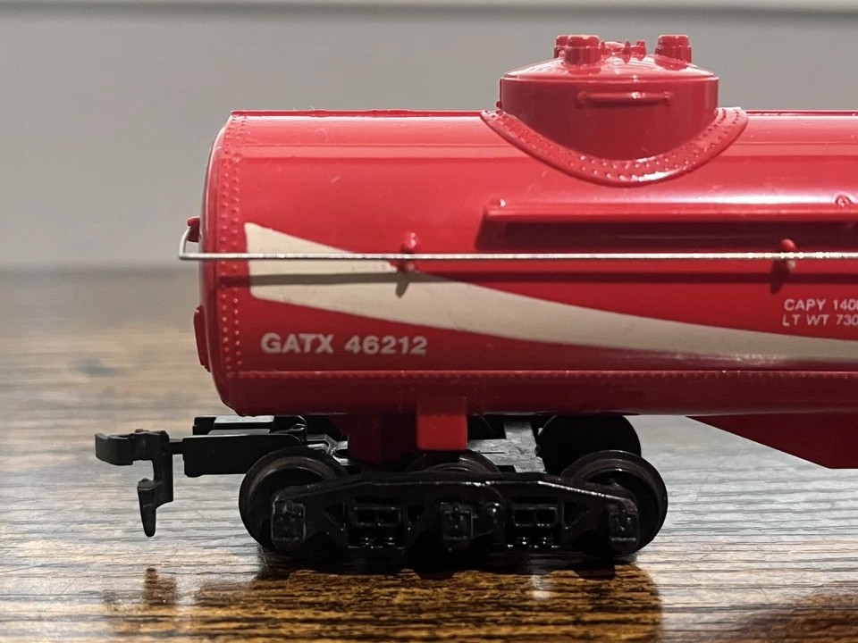 Tren de carga vintage escala HO Tyco Coca Cola vagón tanque largo Coca Cola coleccionable Foto 3 de 4