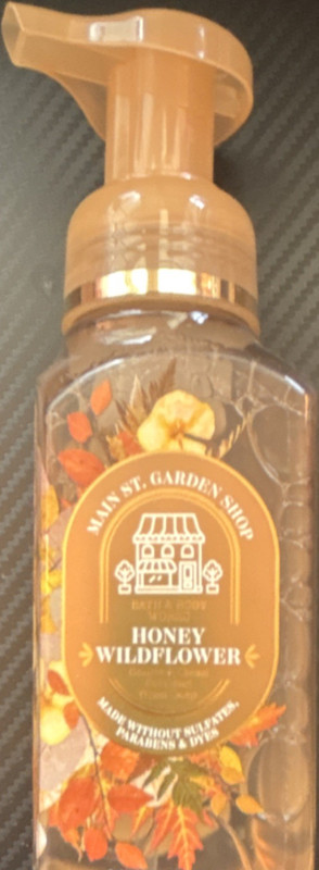 Bath & Body Works Main St. Garden Shop Honey Wildflower Foaming Soap Paraben-Fr…