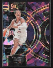 Natasha Cloud 2024 Panini Select WNBA #115 Prizms Purple Ice /149