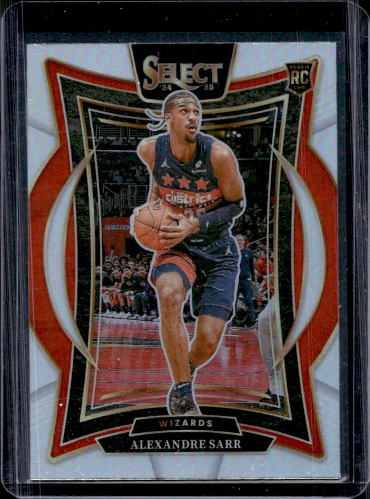 2024-25 Panini Select Alexandre Sarr Concourse RC Silver Prizm #73 Wizards
