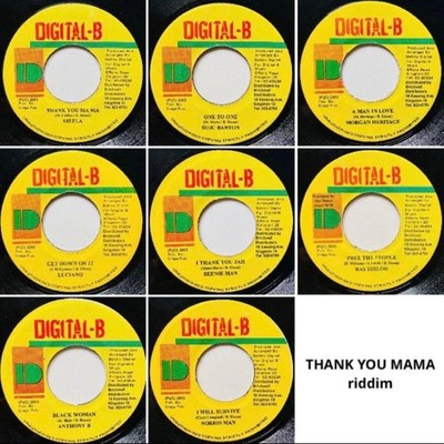 Reggae Thank You Mama Riddim 8 LP Vinyl Jamaica Dancehall Reggae Collection