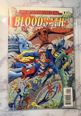 DC Comics BloodbathIssue #1 Crossover Event Comic Book