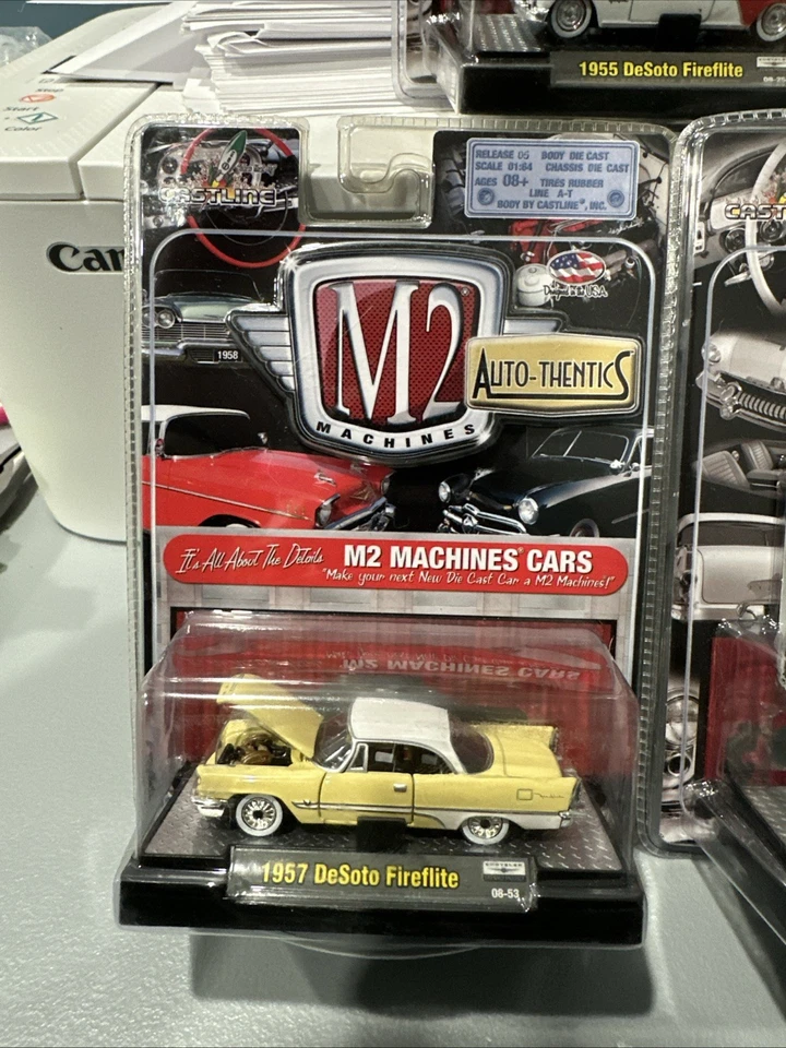 Máquinas M2 1955-1957 Desoto Fireflite lote de 3�� Foto 2 de 4