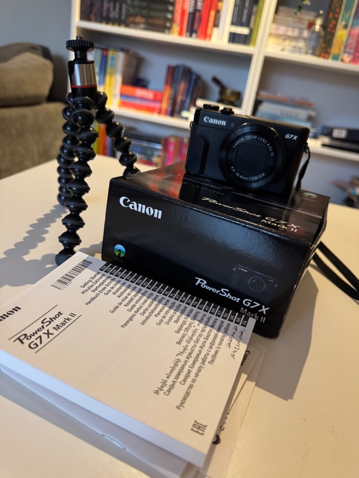 Canon PowerShot G7 X Mark II 20.1 MP Digital Camera - Black (1066C001)