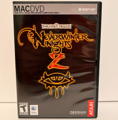 Neverwinter Nights 2 MAC DVD Forgotten Realms Dungeons & Dragons Atari RPG intel
