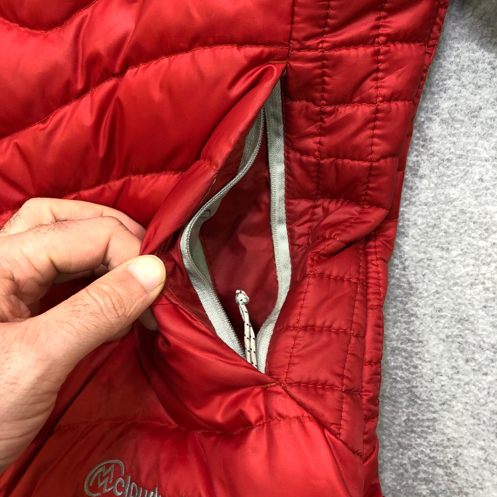 Cloudveil Down Puffer Jacket Women's Medium Red F… - image 3