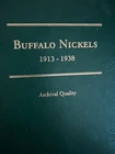 Buffalo Nickel Set in Archival book 1913 - 1938