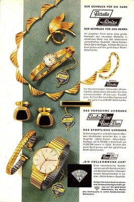 3w27048/ Reklame aus 1964   Schmuck Floralia