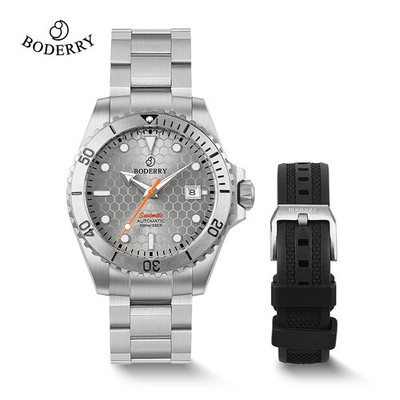 Titanium Bronze Diver Luxury Wristwatch Automatic Sport 200M Waterproof 