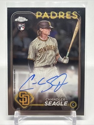 2024 Topps Chrome - Rookie Autographs Chandler Seagle #RA-CHS (AU, RC)