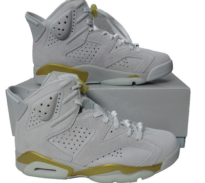 Nike Air Jordan 6 Retro Paris Olympics Platinum Glacier Shoes Blue