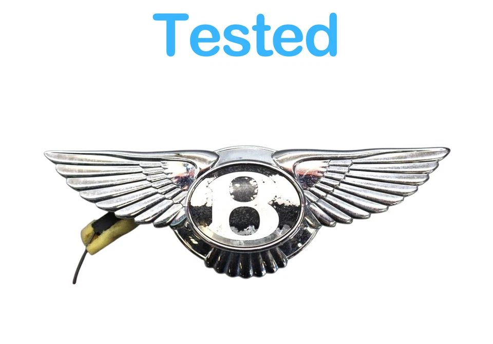 07-12 Bentley Continental Flying Spur Trunk Lid Unlock Release Handle Emblem OEM - Image 3 of 4