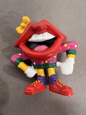 Hardees Toy 2  Figurine Tang Trio Lips Mouth Annie General Foods Applause Vtg
