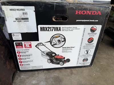 Honda HRX217VKA 200cc Walk Behind Self Propelled Lawn Mower w/ SELECT DRIVE RARE