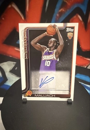 New Listing2025-26 Topps - Flagship Real One Rookie Autographs Khaman Maluach #TFRR-KM