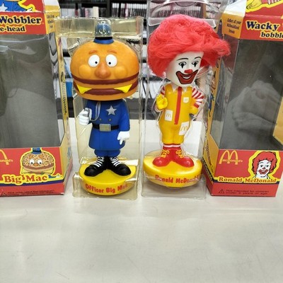 Funko Wacky Wobbler Bobble McDonald's Figure Set 5 Vintage Used