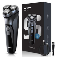 Sejoy Electric Razor for Men Cordless Washable with LED Display