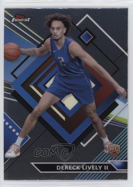 2023-24 Topps Finest Rare Dereck Lively II #279 Rookie RC 1b30