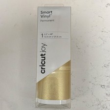 Cricut Joy Smart Vinyl Permanent Shimmer Gold Roll 5.5" x 48"