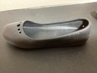 Crocs black/ dark gray womens flats — photo 2