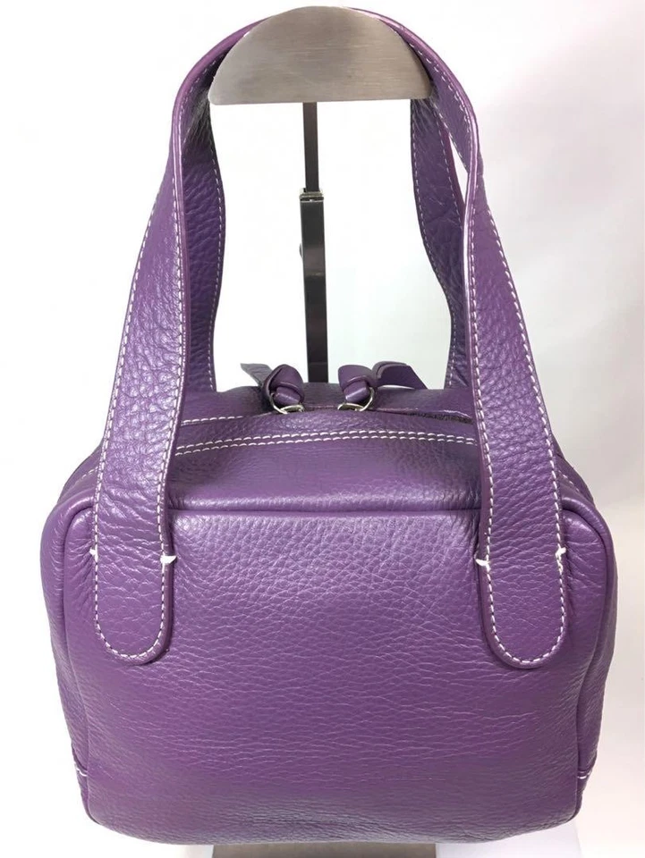 Auténtico bolso de mano BALENCIAGA de cuero púrpura Foto 2 de 4