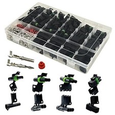 26 Kits Weather Pack Connectors Kit Automotive Electrical 1-4pin/26kit/18-14AWG