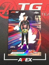 OLIVER BEARMAN RC 2025 Topps Chrome Formula 1 F1 #NN-7 Neon Nations Refractor
