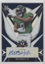 2021 Leaf Valiant Navy Blue 14/35 Rico Bussey Jr #BA-RBJ Auto qf8