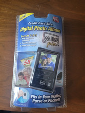 Digital Photo Album Wallet Pix As Seen On TV Displays 58 Photos NEW SEALED B10 