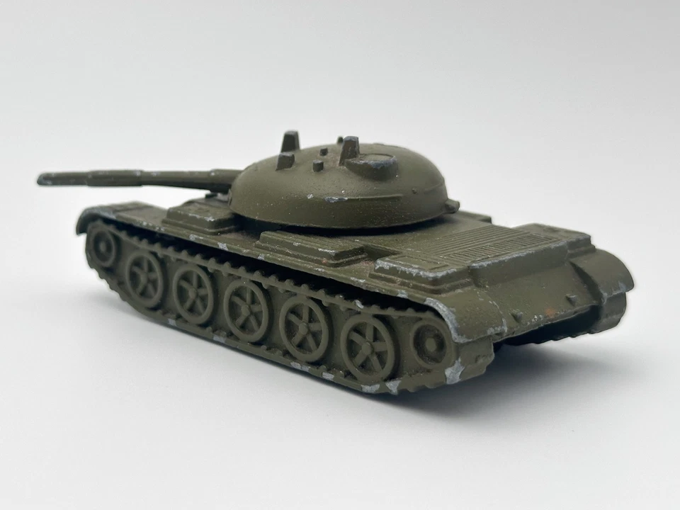 Model Tank T 55 Vintage Military Vehicles Collectible Equipment Metal Toy USSR - Image 2 of 4