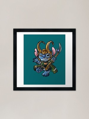 Gott des Unheils Gerahmter Kunstdruck Gerahmtes Wandbild Poster Leinwanddruck Bild