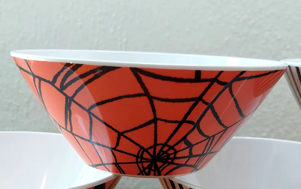 Juego de cuencos de melamina/regalo/cereal con temática de otoño/halloween (x5) Foto 3 de 4