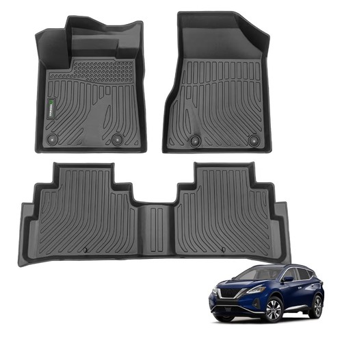 ANBINGO Floor Mats for 2017-2024 Nissan Murano All Weather Black NEW