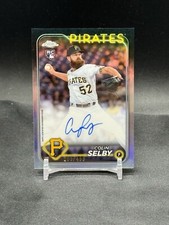 2024 Topps Chrome Colin Selby RC Pirates Rookie Refractor Auto /499 - RA-CS