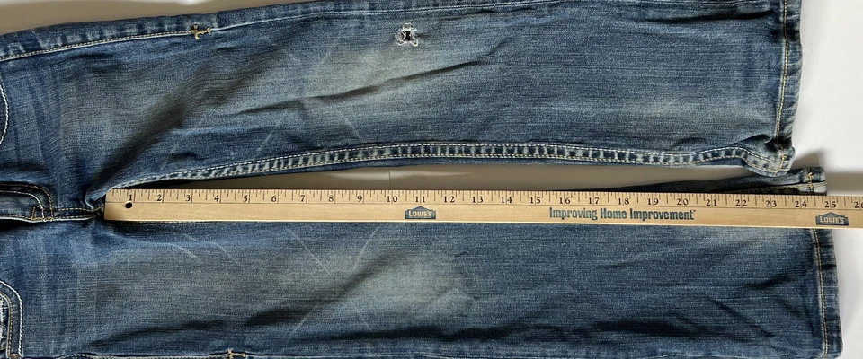 Jeans de tiro bajo para niña COWGIRL TUFF - DON'T FENCE ME IN - Talla 7 -22x25 Foto 4 de 4