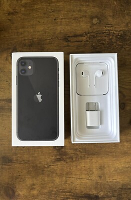 Empty iPhone 11 (Black) Box - (ACCESSORIES INCLUDED) | eBay