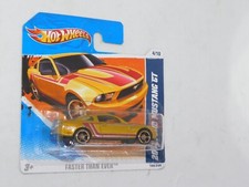 Hot Wheels 2010 Ford Mustang Gt Gold Faster Than Ever Short Card 2011 144244 Hot Wheels 2010 Ford Mustang Gt Gold Faster Than Ever Short Card 2011 144244