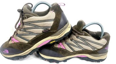 The North Face Womens Hiking Walking boots Shoes Hydroseal  Vibram sole size 10