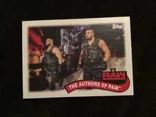 2018 Topps Heritage WWE Tag Teams and Stables #TT15 The Authors of Pain 