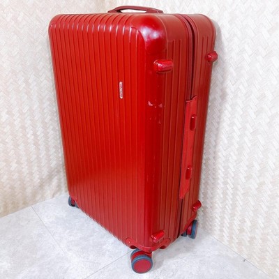 希少 RIMOWA SALSA スーツケース 82L 875.70 4輪 赤 RIMOWA - 希少 RIMOWA SALSA スーツケース 82L 875.70 4輪 赤