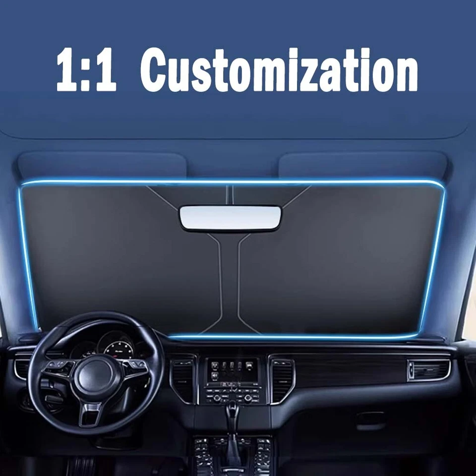 Nuevo Parabrisas Grueso Plegable Parasol para VW Transporter (T6) 2015-2024 Visera Foto 2 de 4