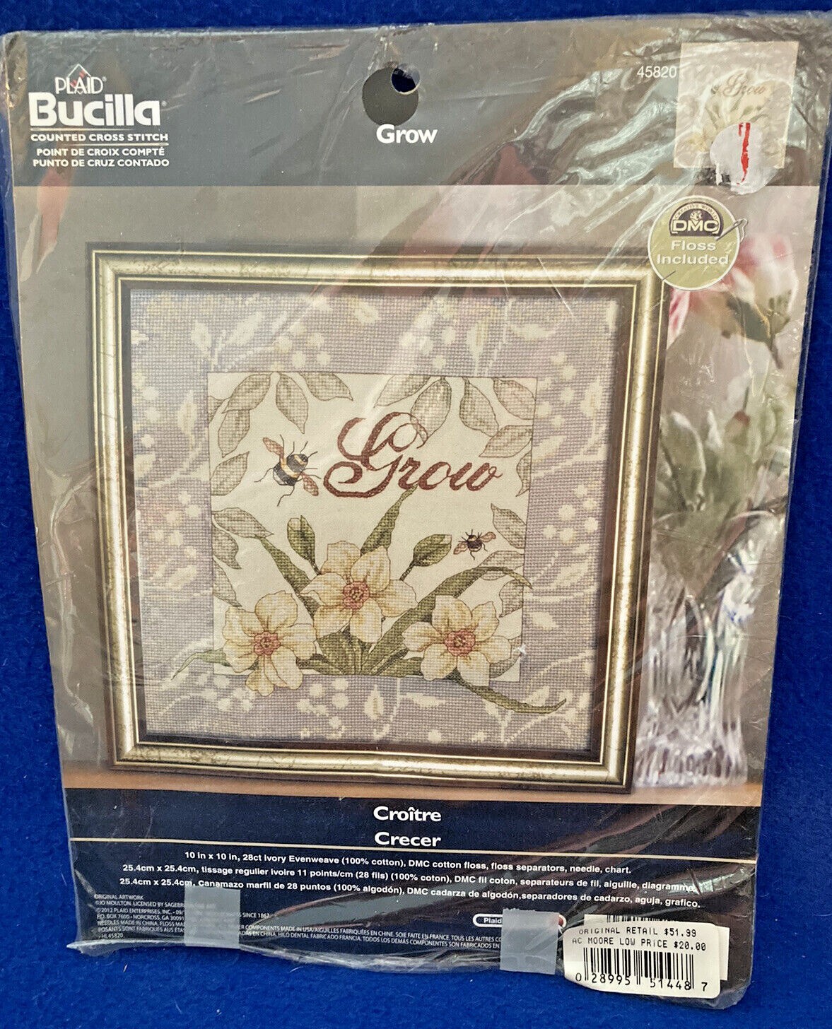 Counted cross stitch Kit Bucilla North American Wildife. Rarity