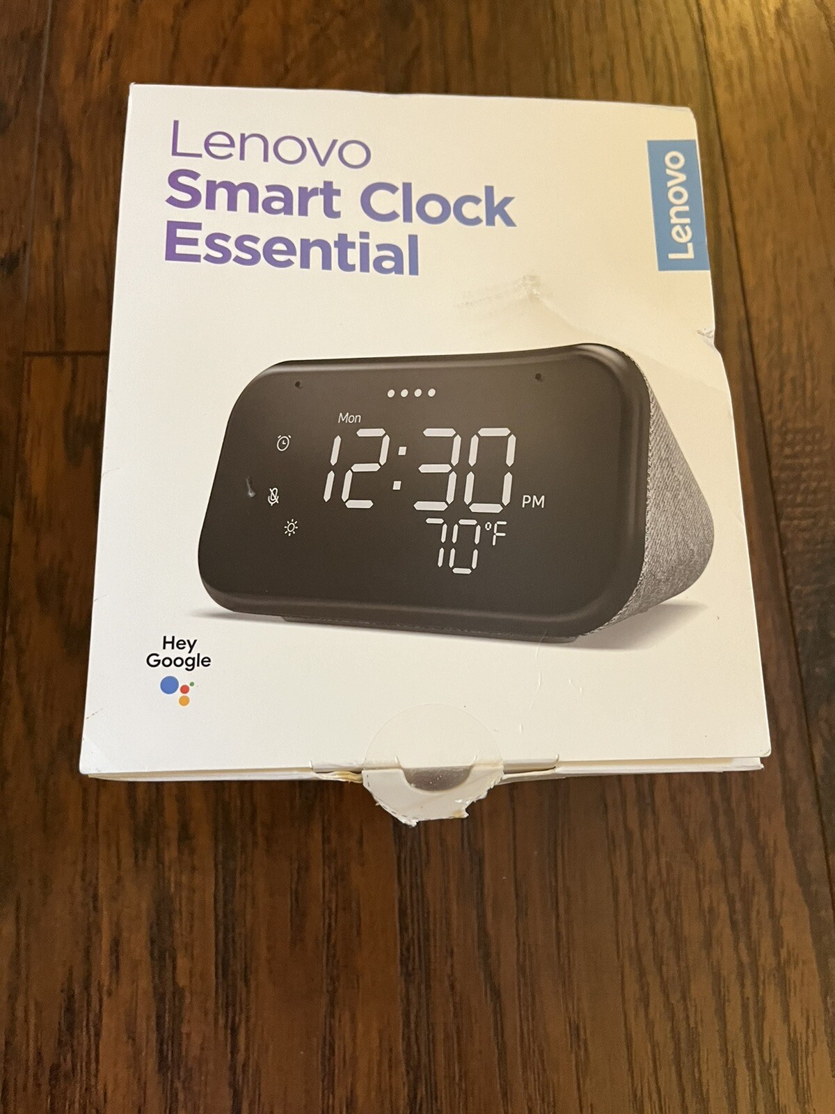 Lenovo Smart Clock Essential CD4N341Y Soft Touch Gray For Parts Or